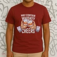 May Contain Whiskey Cheers T-Shirt thumb 3