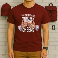May Contain Whiskey Cheers T-Shirt thumb 6