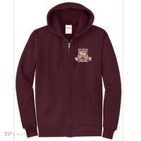 May Contain Whiskey Cheers Full Zip Hoodie thumb 0