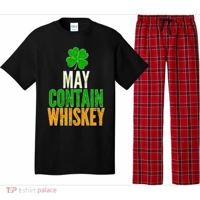 May Contain Whiskey Funny St Patricks Day Pajama Set