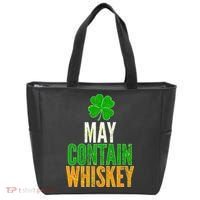 May Contain Whiskey Funny St Patricks Day Tote Bag thumb 0