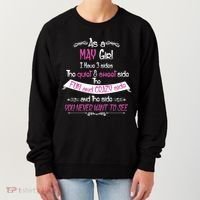 May Girl Sweet But Crazy Funny Birthday Women's Sweatshirt thumb 0