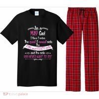 May Girl Sweet But Crazy Funny Birthday Pajama Set thumb 0
