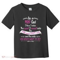 May Girl Sweet But Crazy Funny Birthday Toddler T-Shirt thumb 0