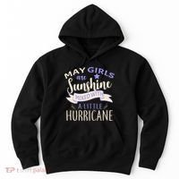 May Girls Are Sunshine Mixed With Hurricane Hoodie thumb 0