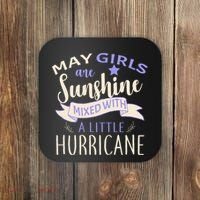 May Girls Are Sunshine Mixed With Hurricane Coaster thumb 0