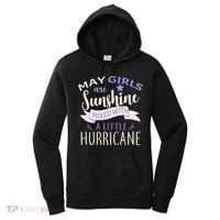 May Girls Are Sunshine Mixed With Hurricane Women's Hoodie thumb 0