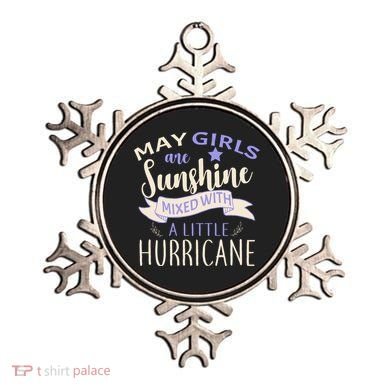 May Girls Are Sunshine Mixed With Hurricane Ornament