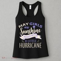 May Girls Are Sunshine Mixed With Hurricane Women's Tank Top thumb 3