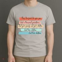 May His Favor Be Upon You Quote T-Shirt thumb 3