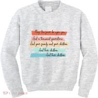 May His Favor Be Upon You Quote Kids Sweatshirt thumb 0