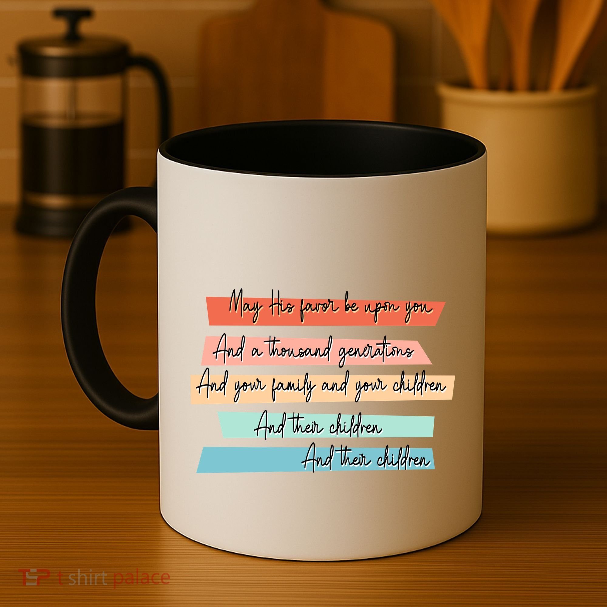 May His Favor Be Upon You Quote Coffee Mug