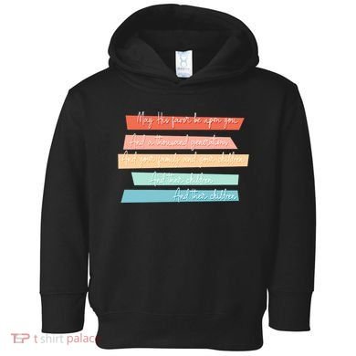 May His Favor Be Upon You Quote Toddler Hoodie