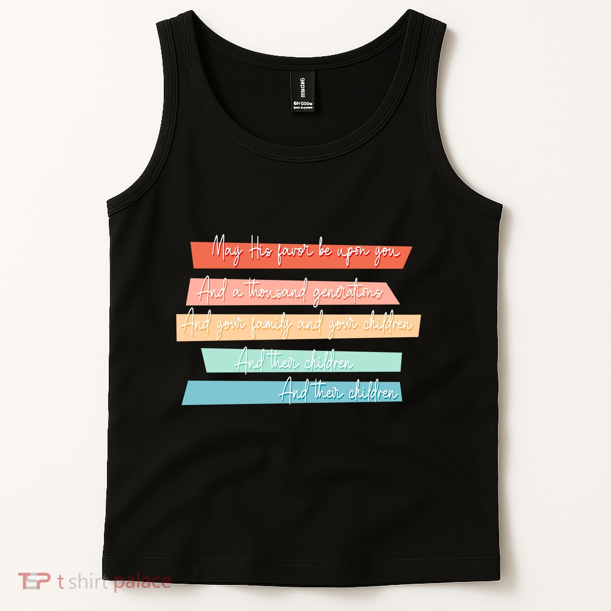 May His Favor Be Upon You Quote Tank Top