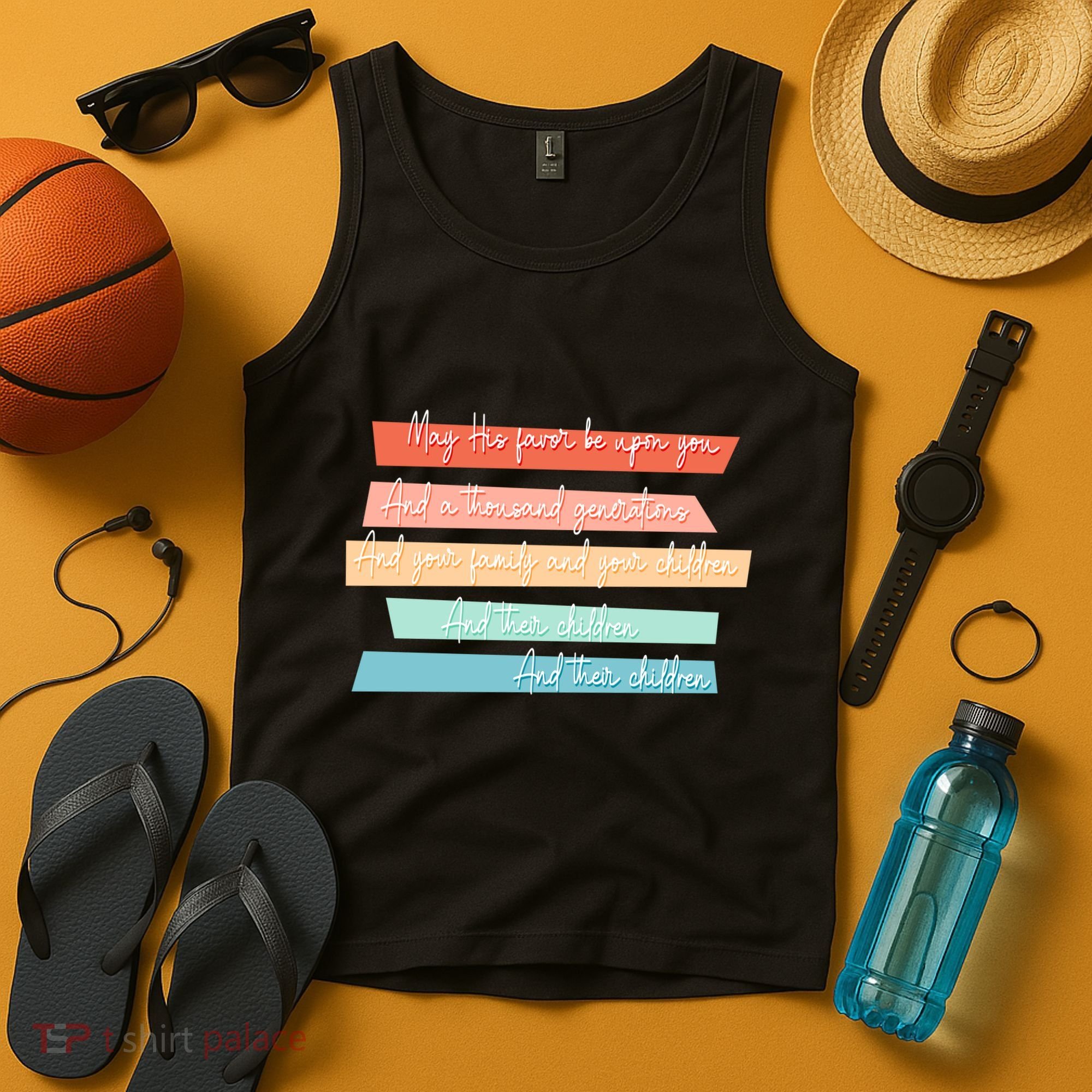May His Favor Be Upon You Quote Tank Top