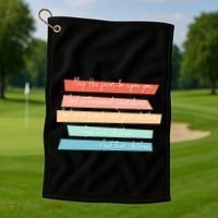 May His Favor Be Upon You Quote Golf Towel thumb 1