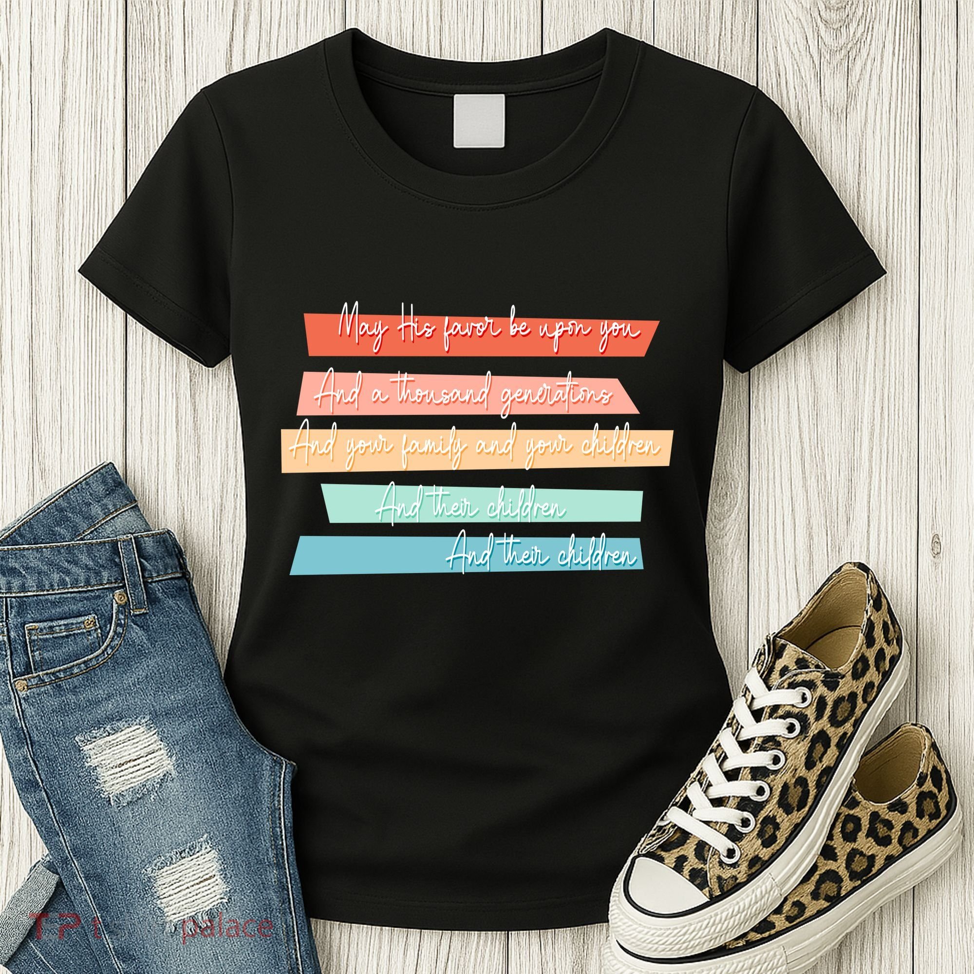 May His Favor Be Upon You Quote Women's T-Shirt