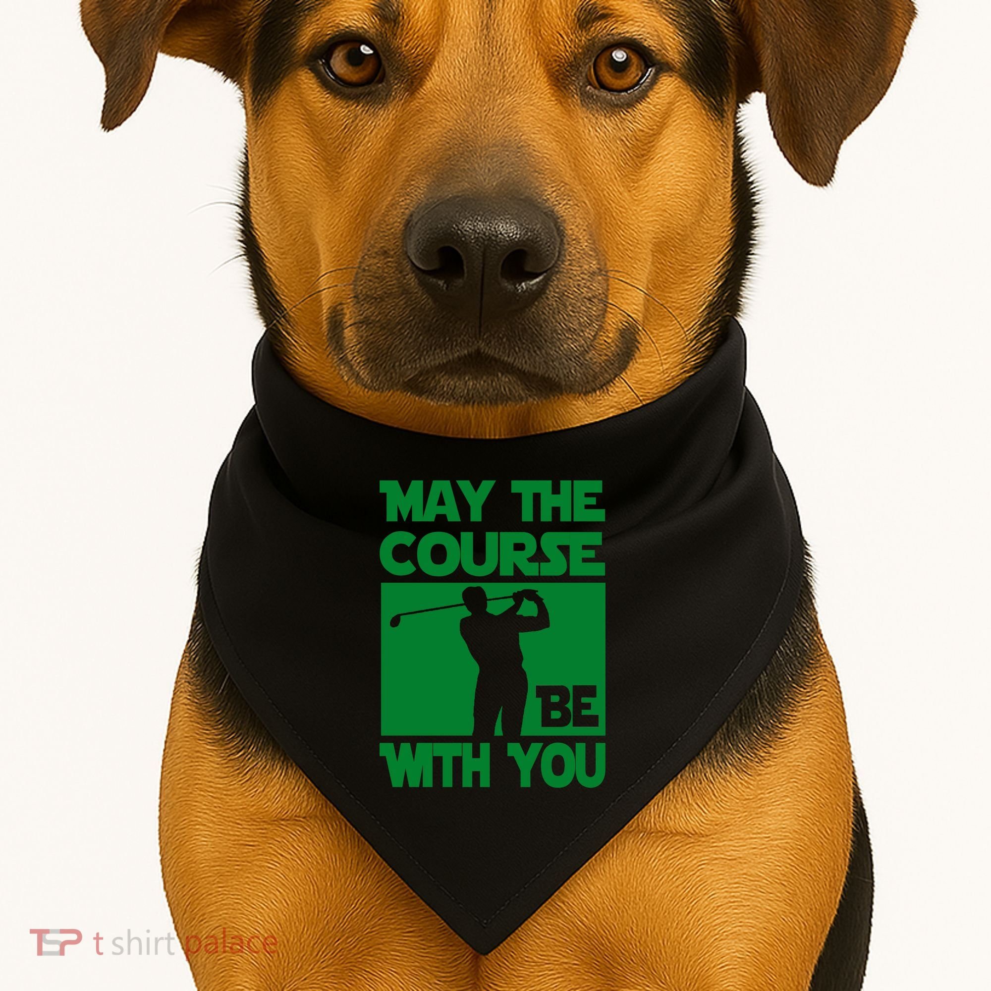 May The Course Be With You USA-Made Doggie Bandana