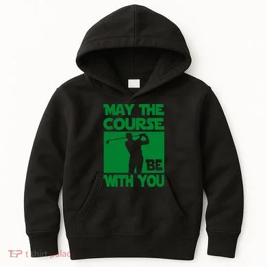 May The Course Be With You Kids Hoodie