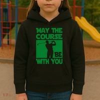 May The Course Be With You Kids Hoodie thumb 3