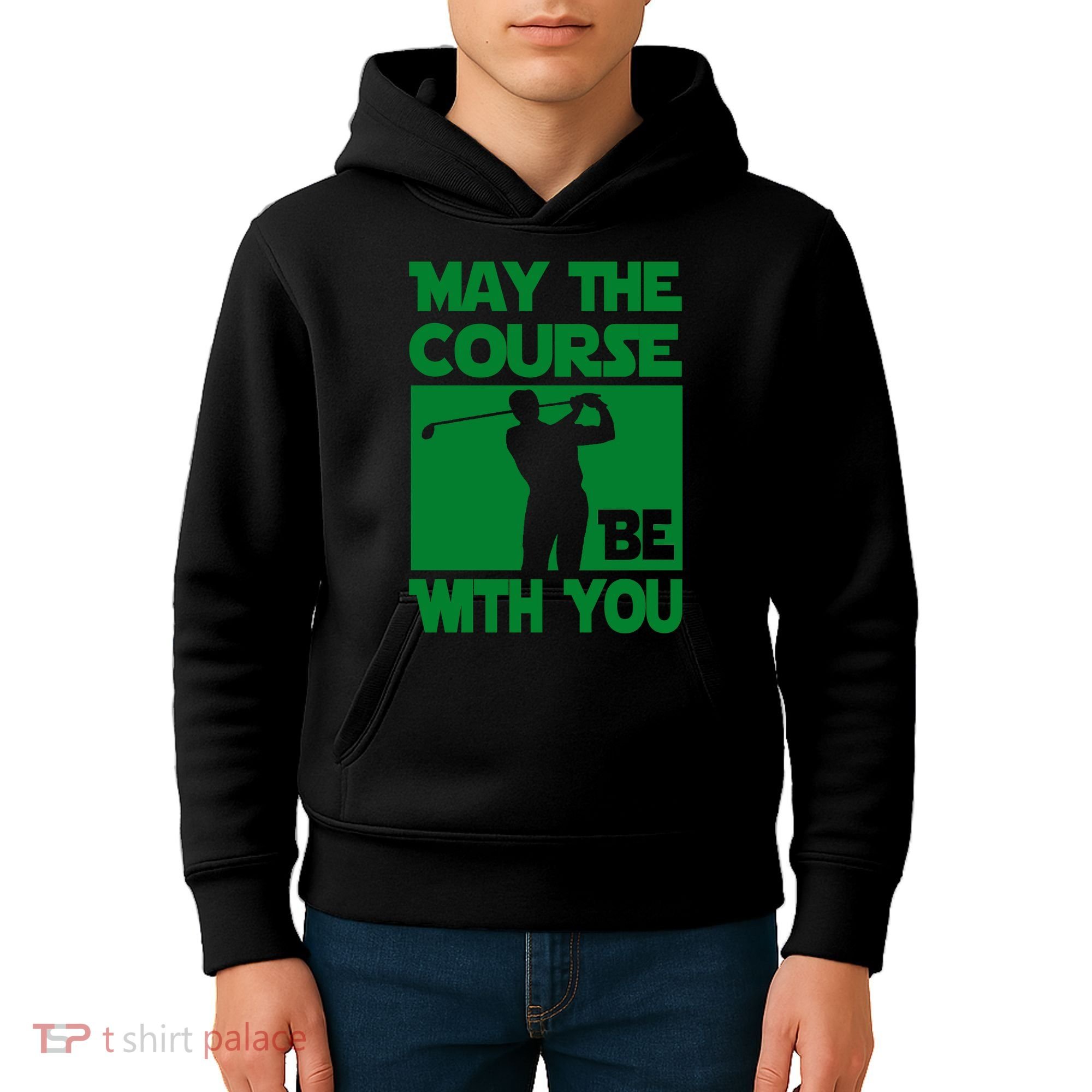 May The Course Be With You Kids Hoodie