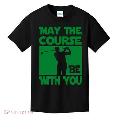 May The Course Be With You Kids T-Shirt