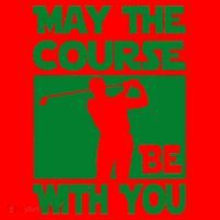 May The Course Be With You Santa Hat thumb 1