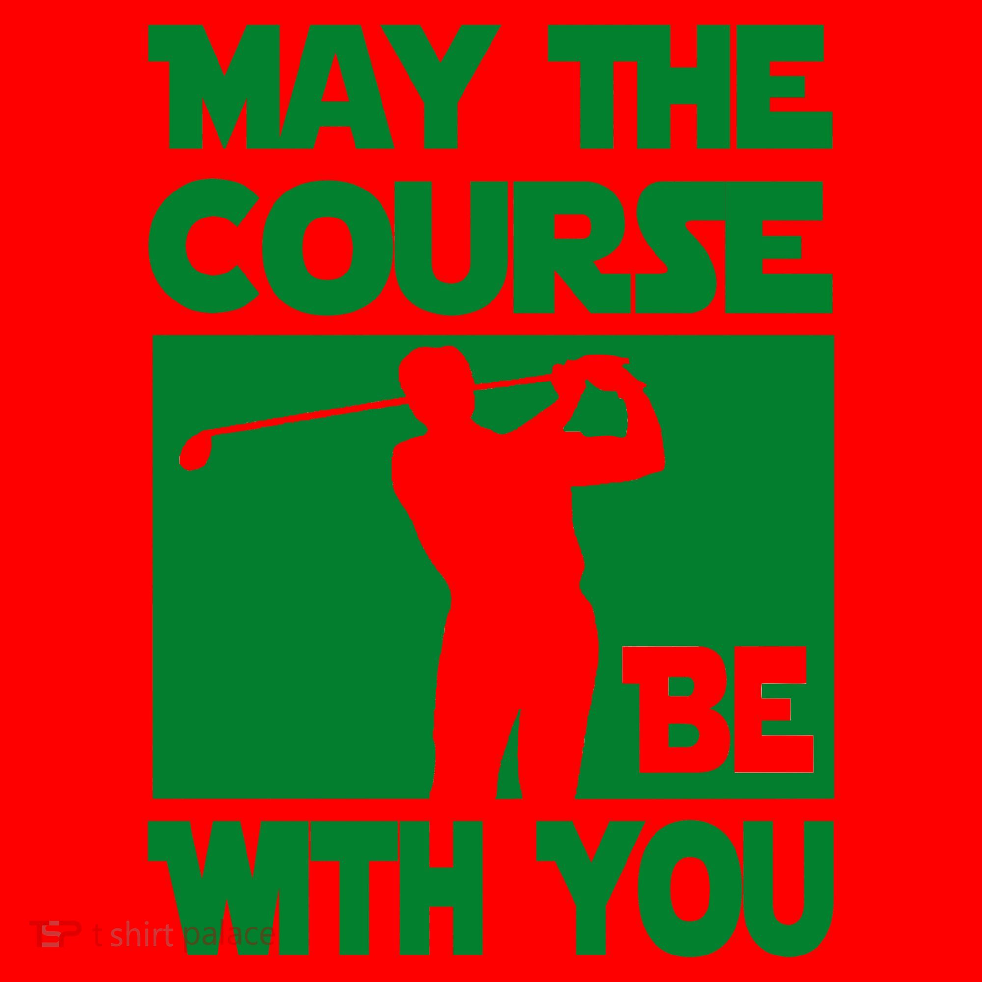 May The Course Be With You Santa Hat