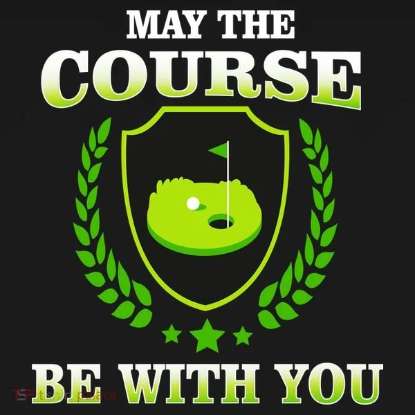 May The Course Be With You Golfing Doggie Tank