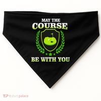 May The Course Be With You Golfing USA-Made Doggie Bandana thumb 0