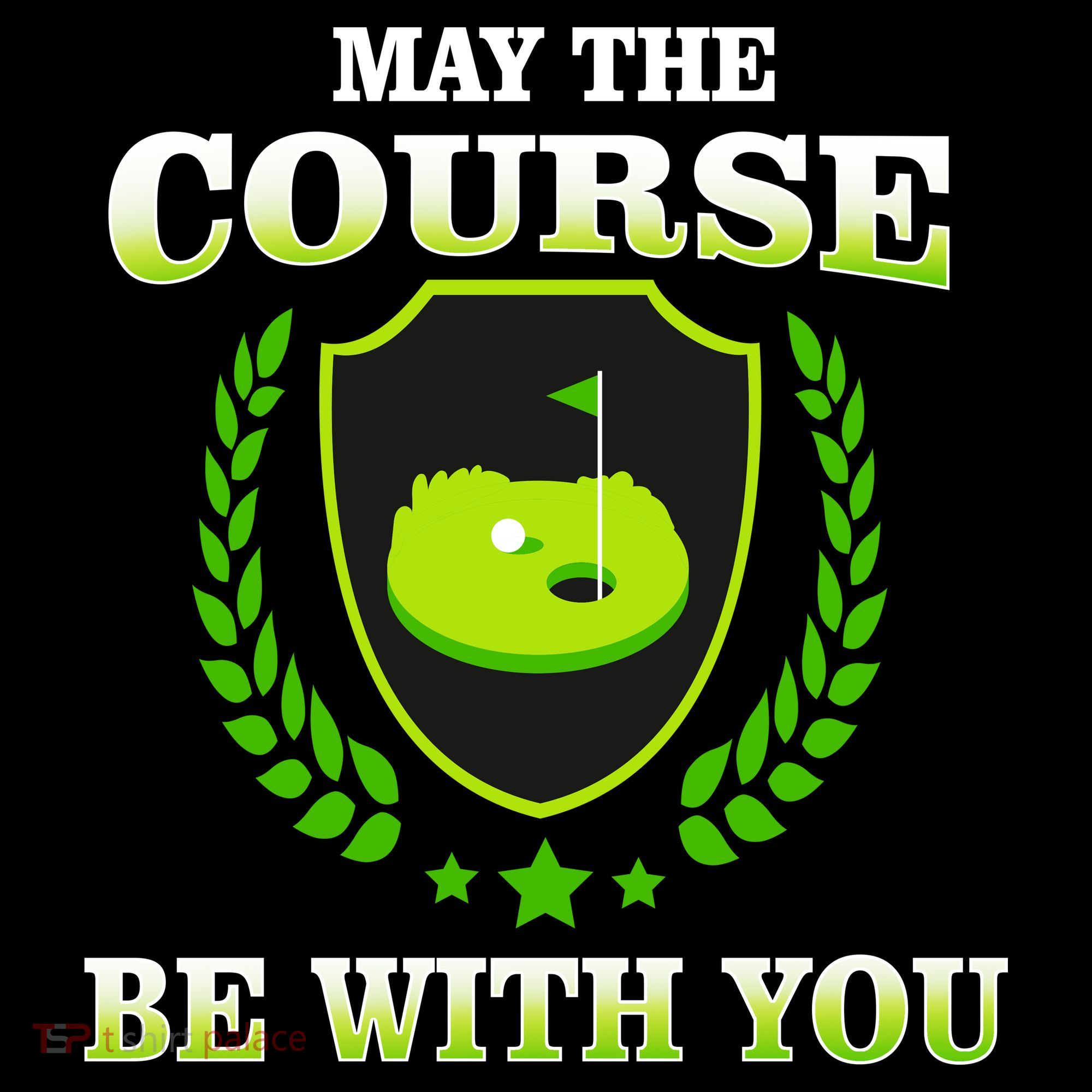 May The Course Be With You Golfing Backpack