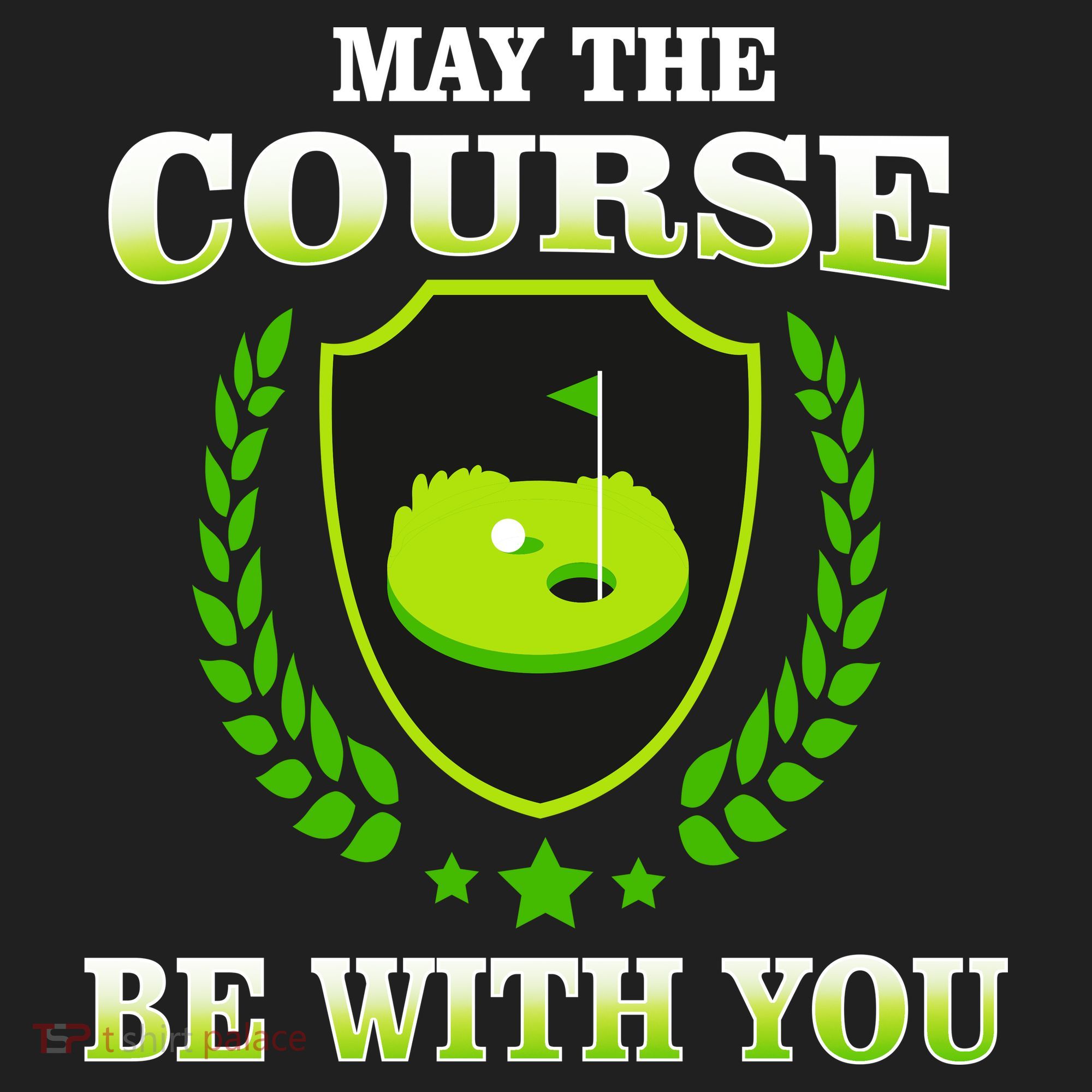 May The Course Be With You Golfing Beanie