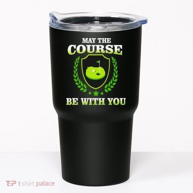 May The Course Be With You Golfing Tumbler