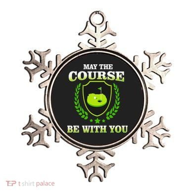 May The Course Be With You Golfing Ornament