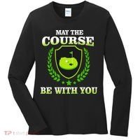 May The Course Be With You Golfing Women's Long Sleeve Shirt thumb 0