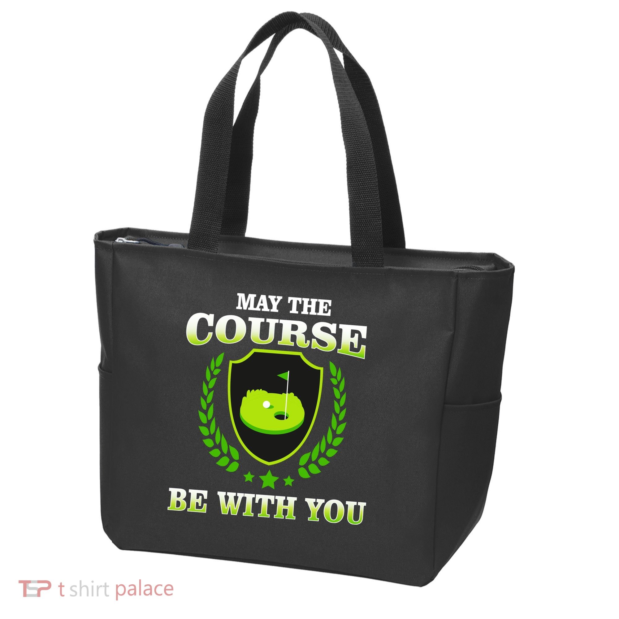 May The Course Be With You Golfing Tote Bag