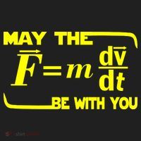 May The (F=mdv/dt) Be With You Physics Women's Sweatshirt thumb 2