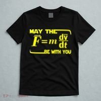 May The (F=mdv/dt) Be With You Physics T-Shirt thumb 5