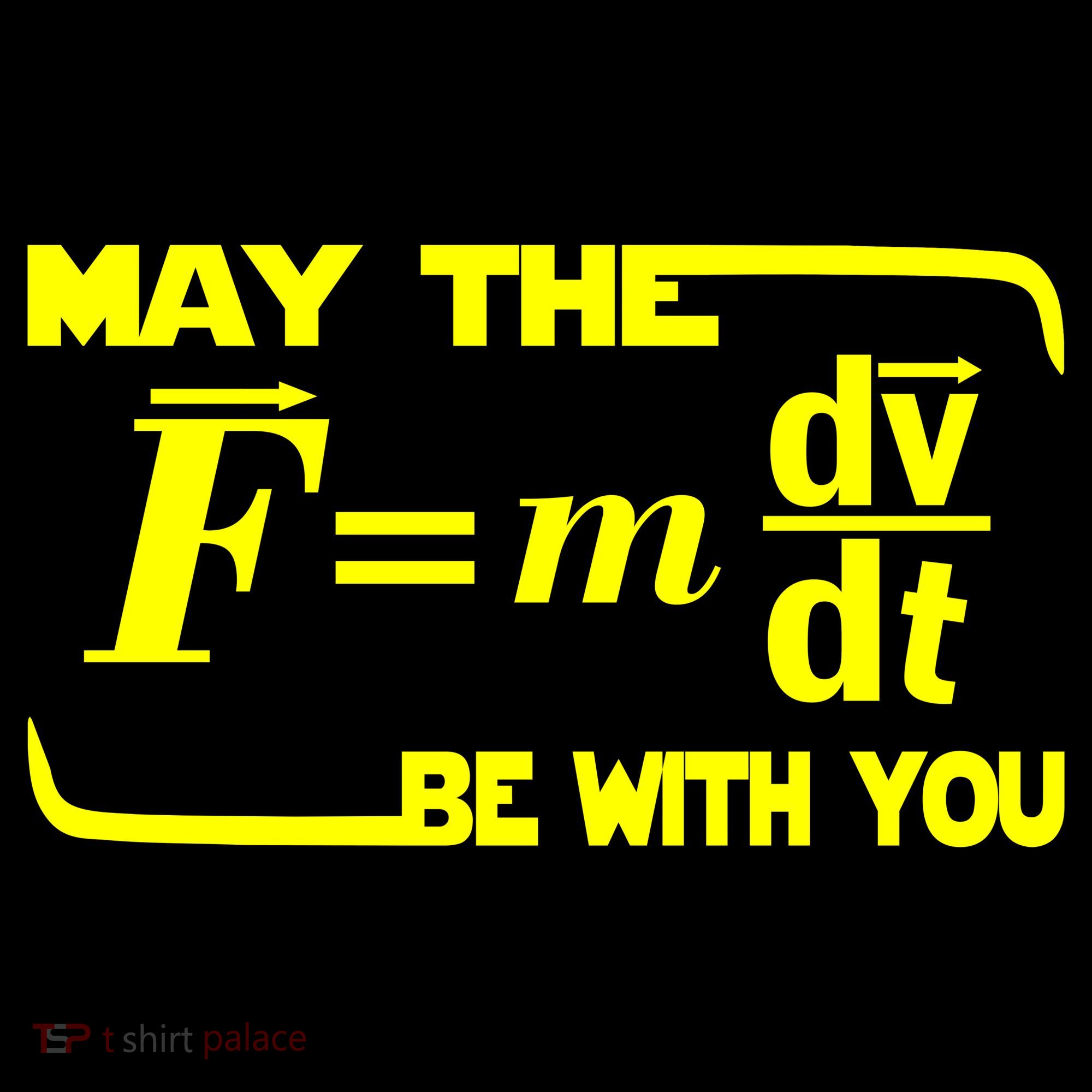 May The (F=mdv/dt) Be With You Physics Women's Tank Top