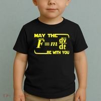 May The (F=mdv/dt) Be With You Physics Toddler T-Shirt thumb 2