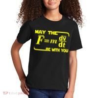 May The (F=mdv/dt) Be With You Physics Kids T-Shirt thumb 2