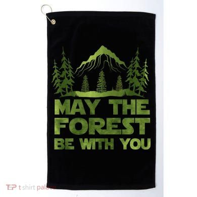 May The Forest Be With You Golf Towel