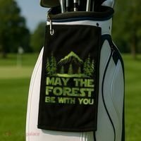May The Forest Be With You Golf Towel thumb 2