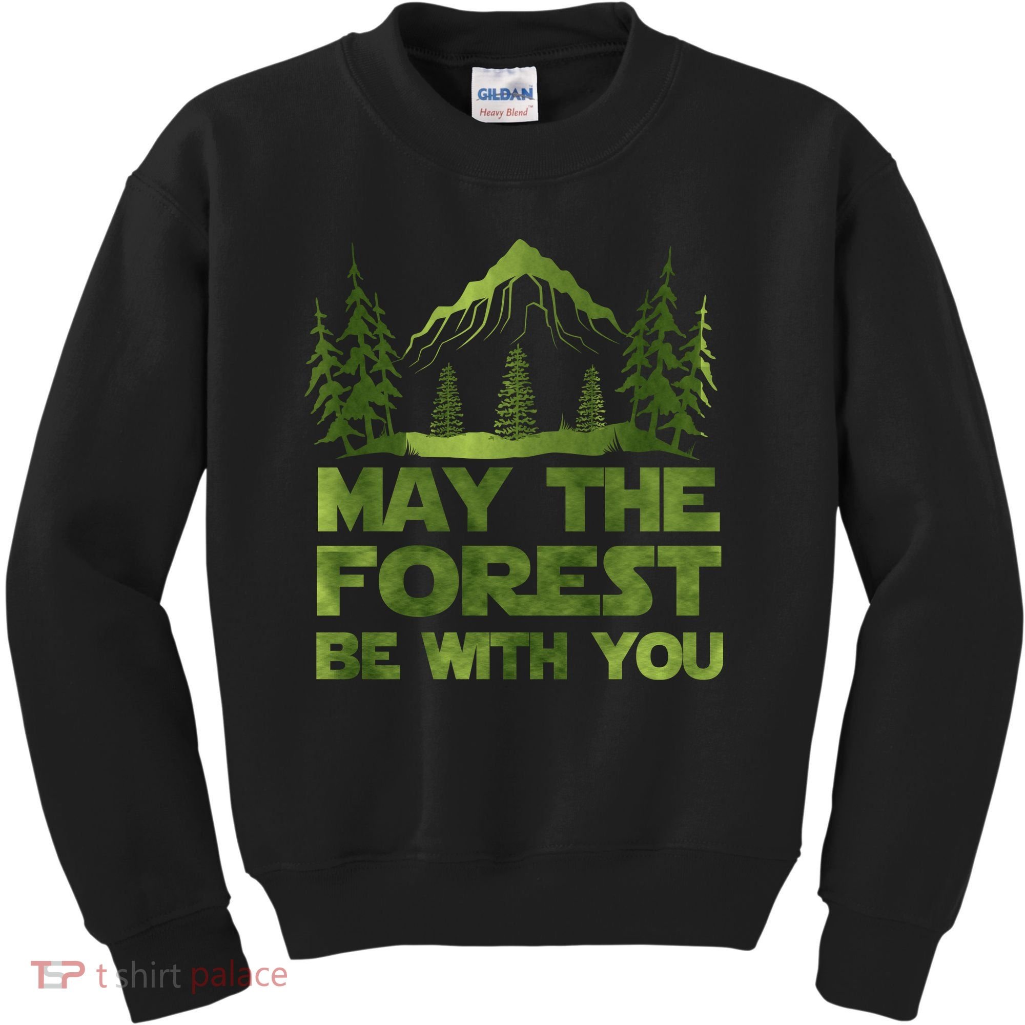 May The Forest Be With You Kids Sweatshirt