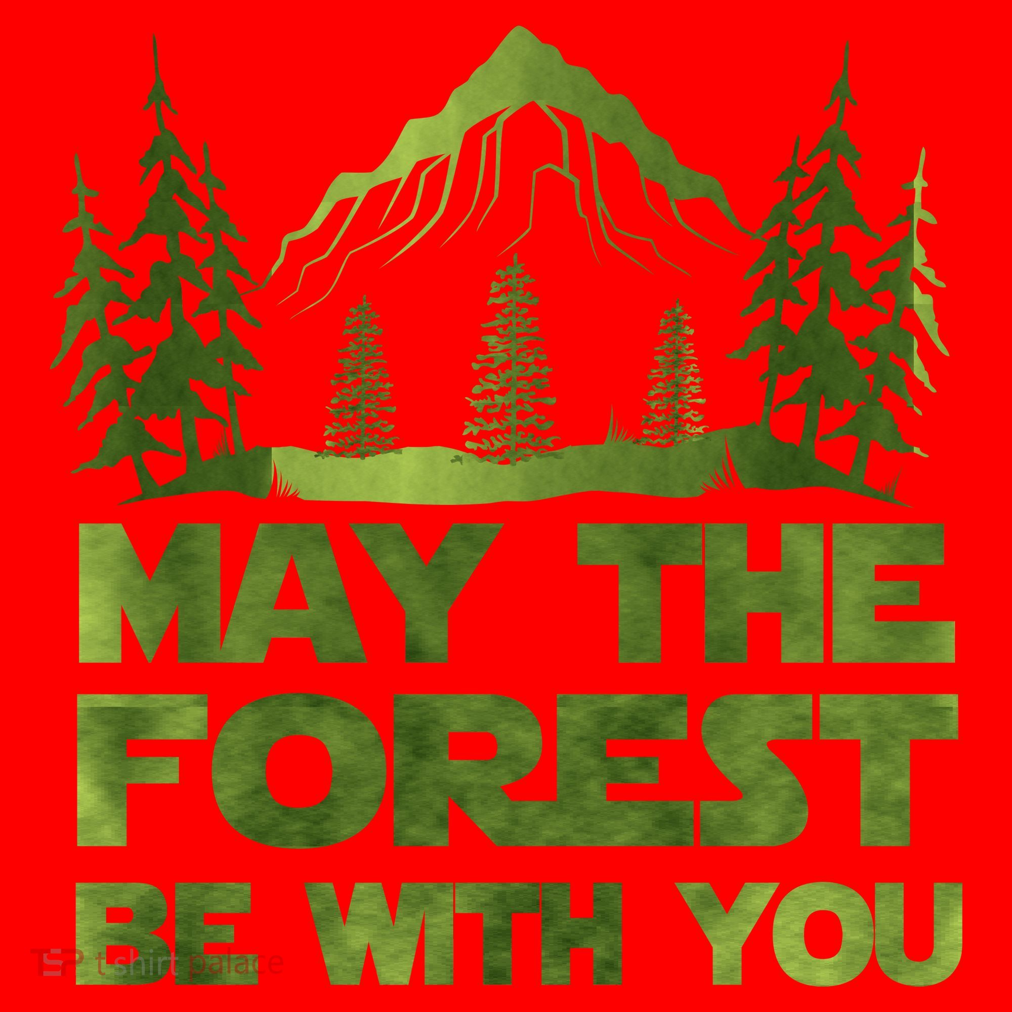 May The Forest Be With You Santa Hat