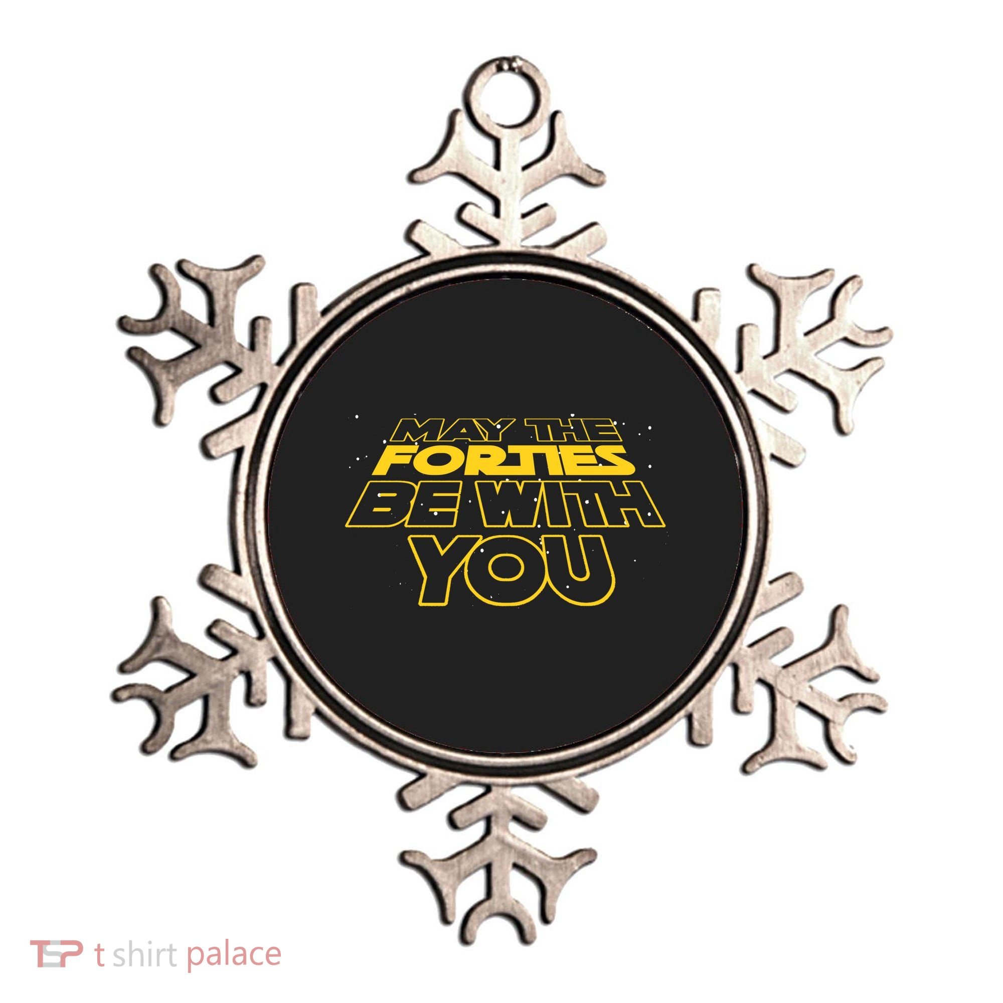 May The Forties Be With You Funny 40th Birthday Ornament