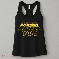 May The Forties Be With You Funny 40th Birthday Women's Tank Top thumb 3