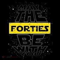 May The Forties Be With You Funny Birthday Women's Hoodie thumb 2