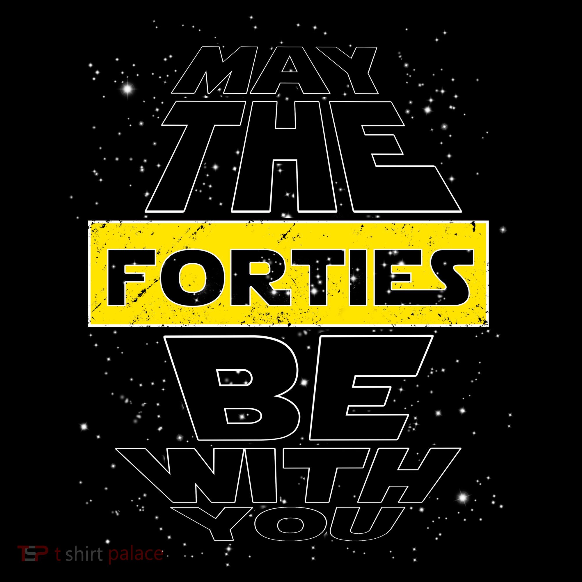 May The Forties Be With You Funny Birthday Women's Hoodie
