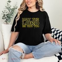 May The Lord Be With You Comfort Colors T-Shirt thumb 2